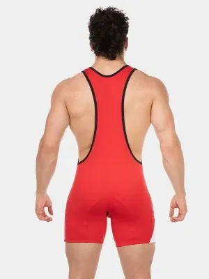 Singlet Barcode Berlin Luckenwalde Rojo Negro Blanco