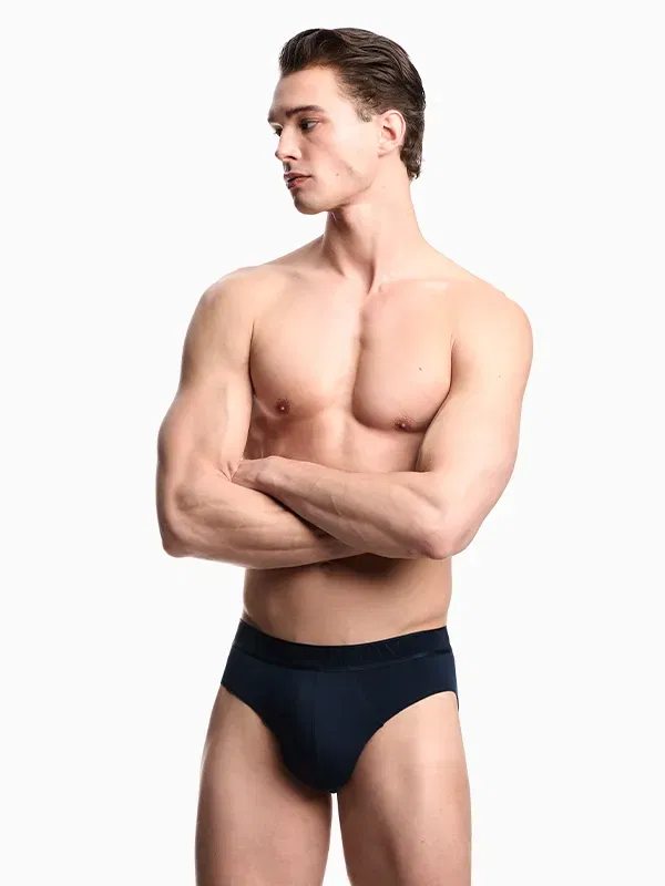 Slip de modal Emporio Armani Azul Marino
