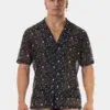 Camisa Barcode Berlin Paisley Negra