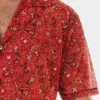 Camisa Barcode Berlin Paisley Roja