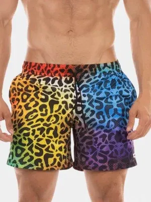 Short Estampado Leopardo Leo