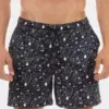 Short Barcode Berlin Paisley Negro