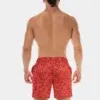 Short Barcode Berlin Paisley Rojo