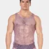 Camiseta de tirantes con strass brillante Blitzy Purple
