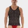 Camiseta de tirantes Barcode Berlin Paisley Negra