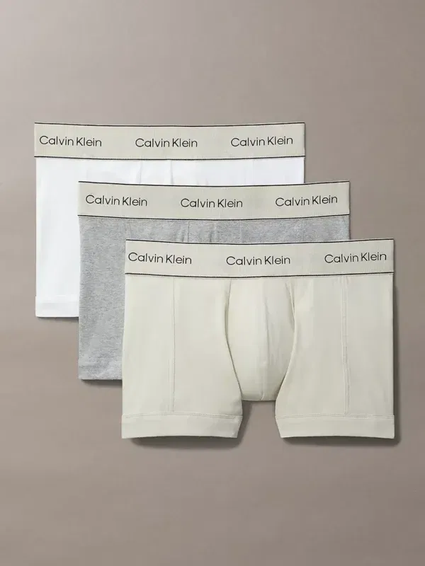Pack 3 Bóxers Calvin Klein Heritage Cotton Stretch