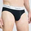 pack 3 slips calvin klein icon 2VI con cinturilla blanca