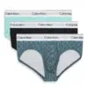pack 3 slips calvin klein icon 2VI con cinturilla blanca