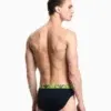 Pack 3 Slips Emporio Armani Bold Monogram Verde