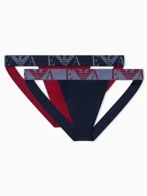 Pack 2 Suspensorio Emporio Armani AF10778 Rojo y Azul