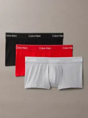 Pack de 3 bóxers ajustados de tiro bajo - Icon Cotton Stretch