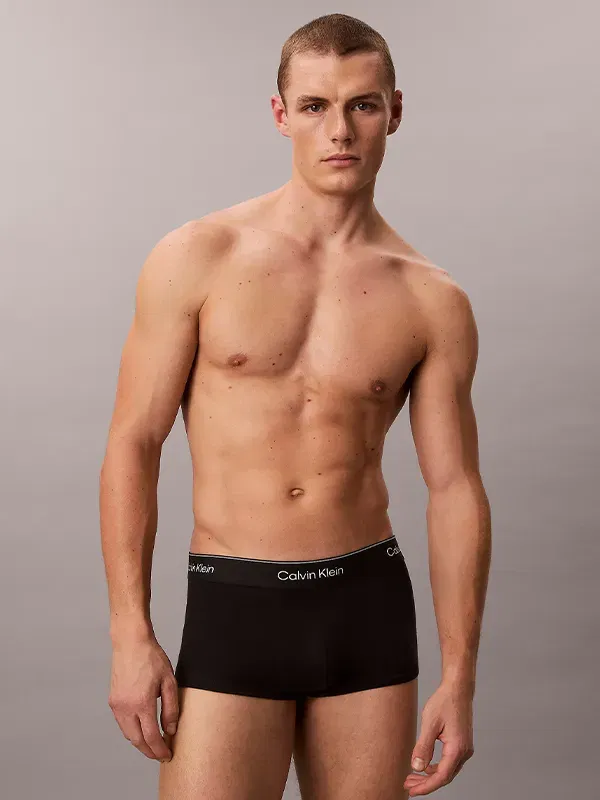 Pack de 3 bóxers ajustados de tiro bajo - Icon Cotton Stretch