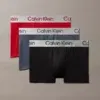 Pack 3 Boxers Calvin Klein Microfibra 0GU Negro/Gris/Rojo