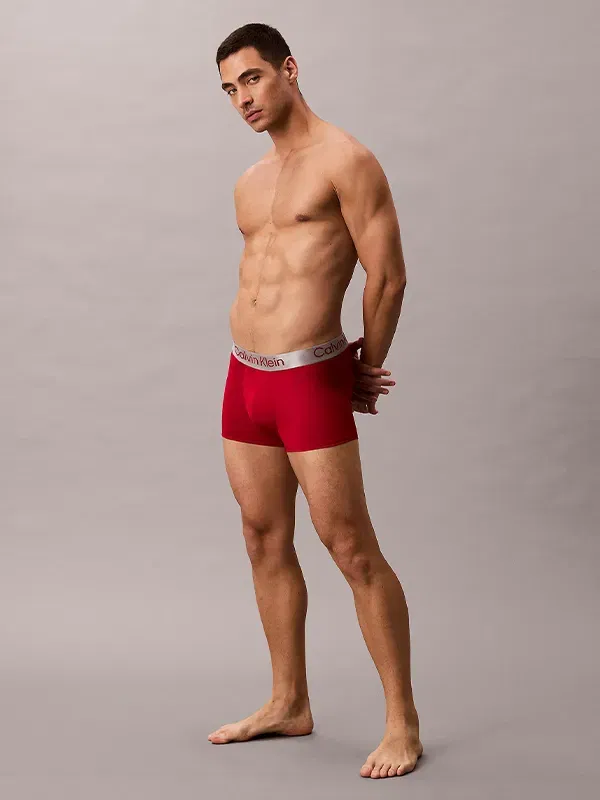 Pack 3 Boxers Calvin Klein Microfibra 0GU Negro/Gris/Rojo