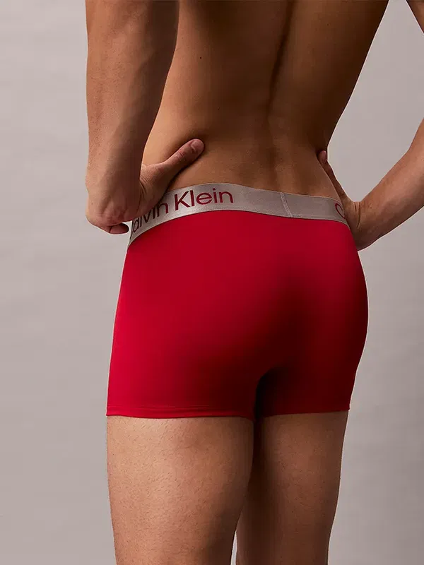 Pack 3 Boxers Calvin Klein Microfibra 0GU Negro/Gris/Rojo