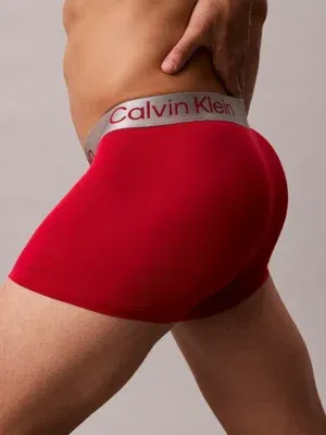 Pack 3 Boxers Calvin Klein Microfibra 0GU Negro/Gris/Rojo
