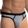 slip olaf benz red2475 blanco gris rayas vista 3-4