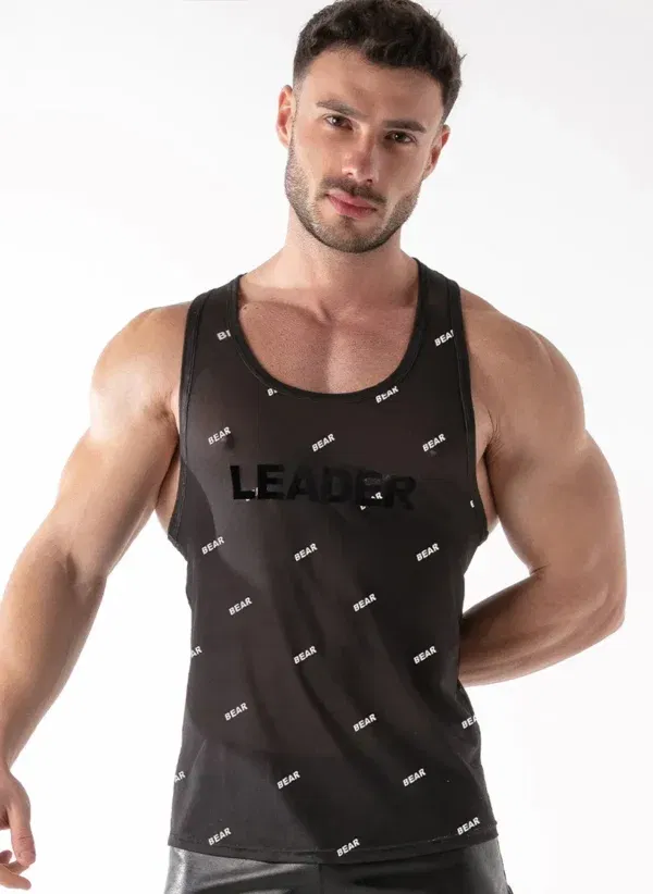 Camiseta de tirantes Leader Id Semi Transparente