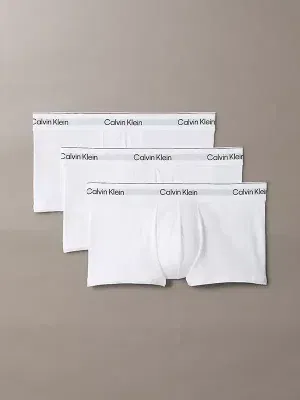 Boxer hombre blanco pack 3 Cotton Stretch Calvin Klein