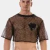 Crop Top Barcode Berlin Ruli Negro