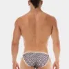 Slip Hombre con lazos Barcode Berlin Roso Banco-Negro