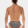 Slip Hombre con lazos Barcode Berlin Roso Negro