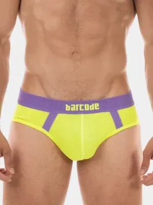 Slip Hombre Barcode Berlin Sonny Amarillo