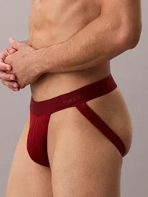 Suspensorio Calvin Klein Microfibra Lace Wine