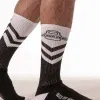 calcetines locker gear command socks negro blanco largos fetish suela reforzada