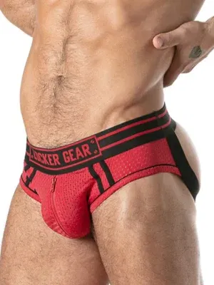 Jock Brief Locker Gear Sweat It Rojo