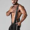 Singlet fetish hombre Look At It negro blanco Locker Gear