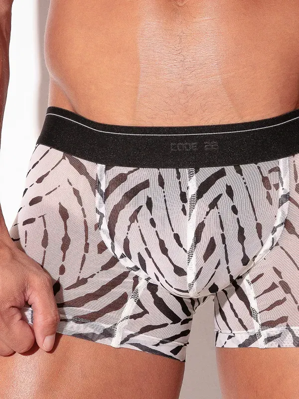 Boxer hombre de tejido mesh con estampado animal print Code 22 Savanna