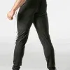 Jogger mesh hombre negro blanco con cremallera | Locker Gear