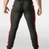 Jogger mesh hombre negro rojo con cremallera | Locker Gear