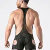 Singlet fetish hombre Watch It khaki rejilla – Locker Gear