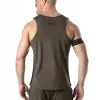 Camiseta de Tirantes Locker Gear Sweat It Khaki – Mesh Deportiva Hombre Locker Gear
