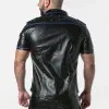 Camisa de Cuero Locker Gear Faux Leather Shirt