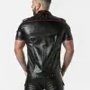 Camisa de Cuero Locker Gear Faux Leather Shirt