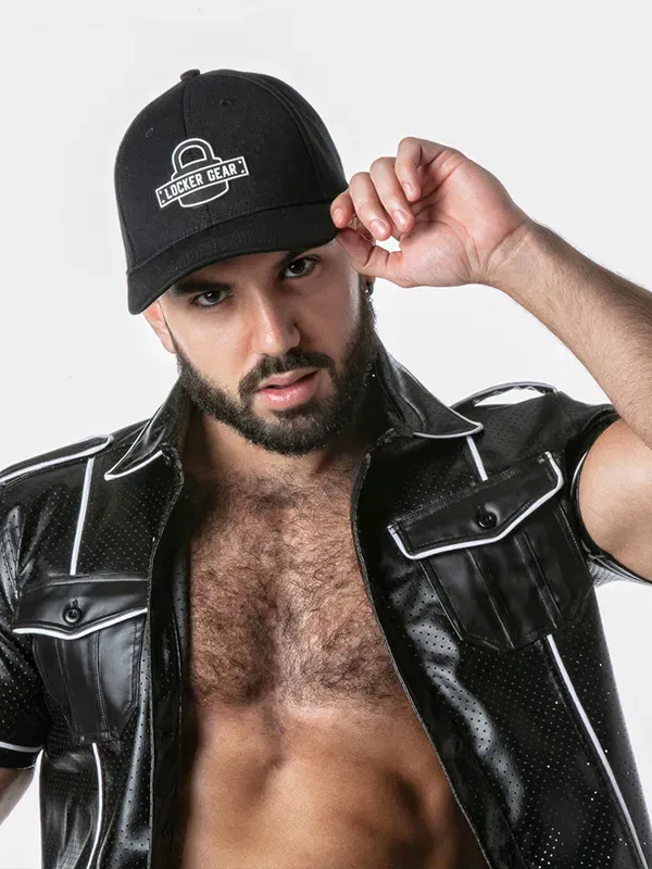 gorra locker gear padlock negro khaki logo candado