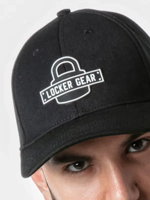 gorra locker gear padlock negro khaki logo candado