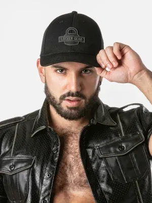 gorra locker gear padlock negro khaki logo candado