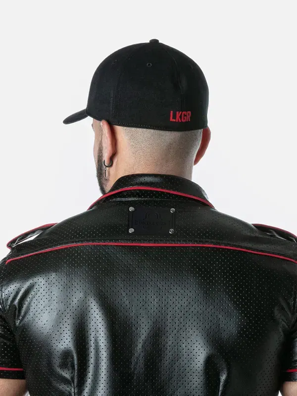 gorra locker gear padlock negro khaki logo candado