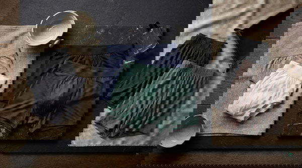 varios calzoncillos doblados de algodón, modal y microfibra