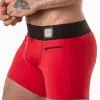 vBoxer Con Cremallera Trasera Locker Gear LK0133 Rojo