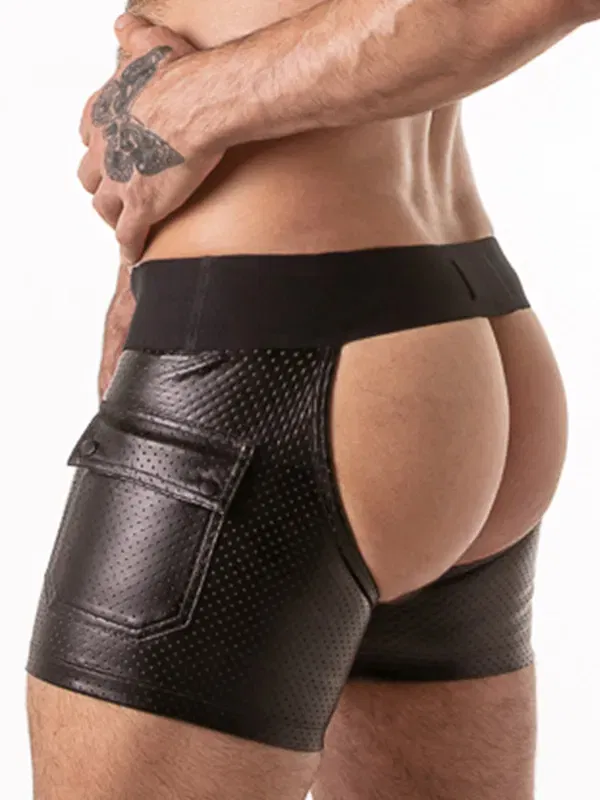 Cargo Chaps Locker Gear Rub It Negro