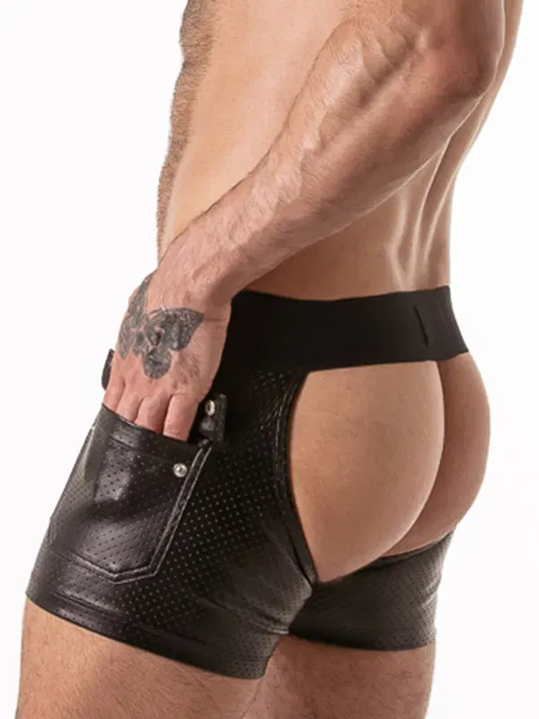 Cargo Chaps Locker Gear Rub It Negro