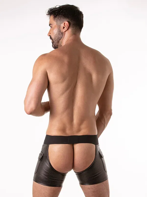 Cargo Chaps Locker Gear Rub It Negro