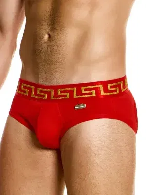 Slip Suspensorio Modus Vivendi Meander Rojo