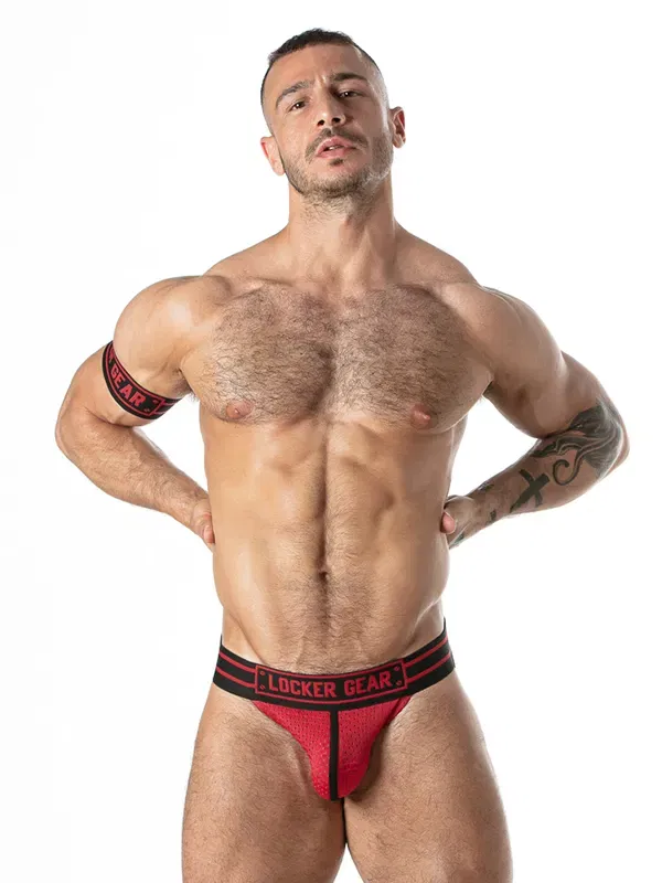 Suspensorio Locker Gear Sweat It Rojo