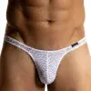 tanga de encaje blanco para hombre Manstore M2512